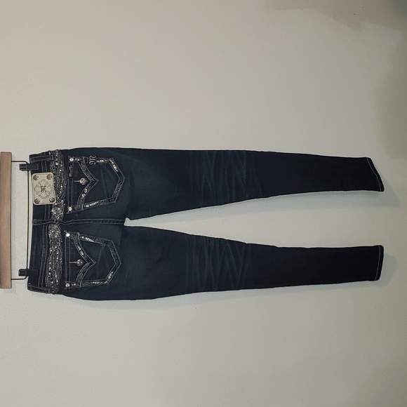 Miss Me Jeans Women Size 26 Blue Signature Skinny - Picture 4 of 8
